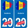 andorra karte fahne aufkleber sticker plakette ez