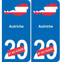 Österreich karte fahne aufkleber sticker plakette ez