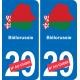 Weißrussland karte fahne aufkleber sticker plakette ez