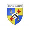 Chapdes-Beaufort 63 ville sticker blason écusson autocollant adhésif