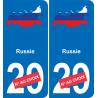 Russland karte fahne aufkleber sticker plakette ez