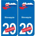 slovakia map flag sticker sticker plaque immatriculation