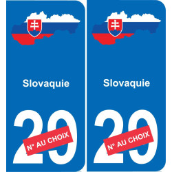 Slowakei karte fahne aufkleber sticker plakette ez