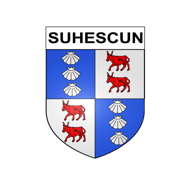 Suhescun Sticker wappen, gelsenkirchen, augsburg, klebender aufkleber