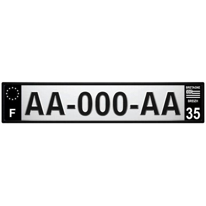 35 Ille et Vilaine sticker plate
