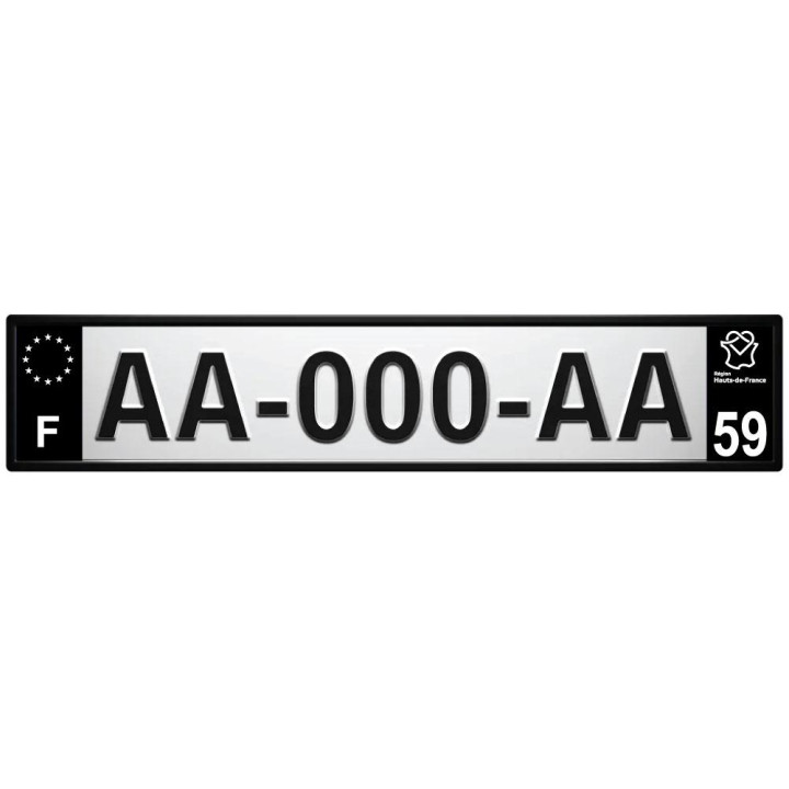 64 Pau logotipo de la etiqueta engomada de la placa de registro de la ciudad