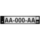 64 Pau logo autocollant plaque immatriculation auto ville sticker