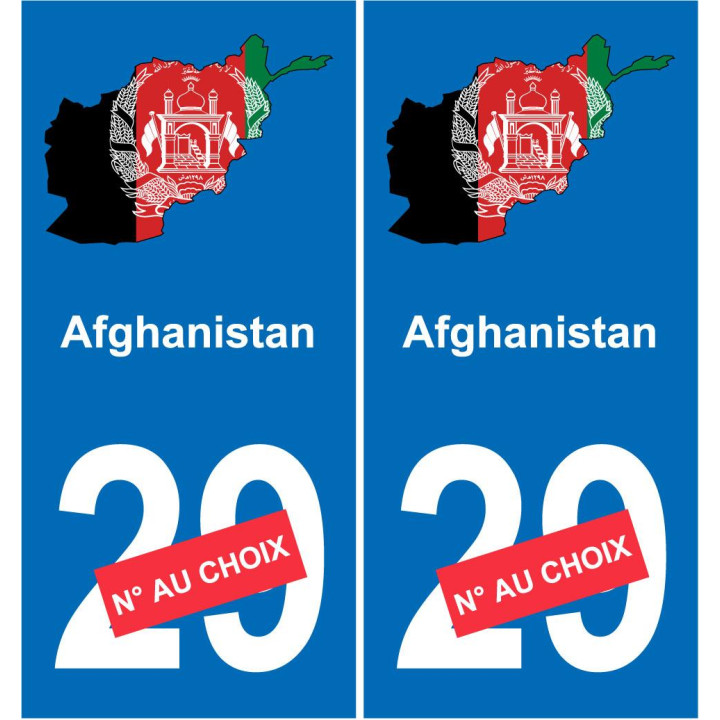 Afghanistan karte fahne aufkleber sticker plakette ez