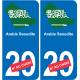 Saudi Arabia map flag sticker sticker plaque immatriculation