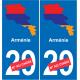 France carte drapeau autocollant sticker plaque immatriculation