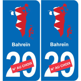 Bahrein karte fahne aufkleber sticker plakette ez