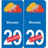 France carte drapeau autocollant sticker plaque immatriculation