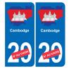 France carte drapeau autocollant sticker plaque immatriculation