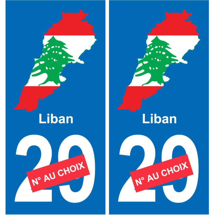 Libanon karte fahne aufkleber sticker plakette ez