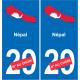 France carte drapeau autocollant sticker plaque immatriculation