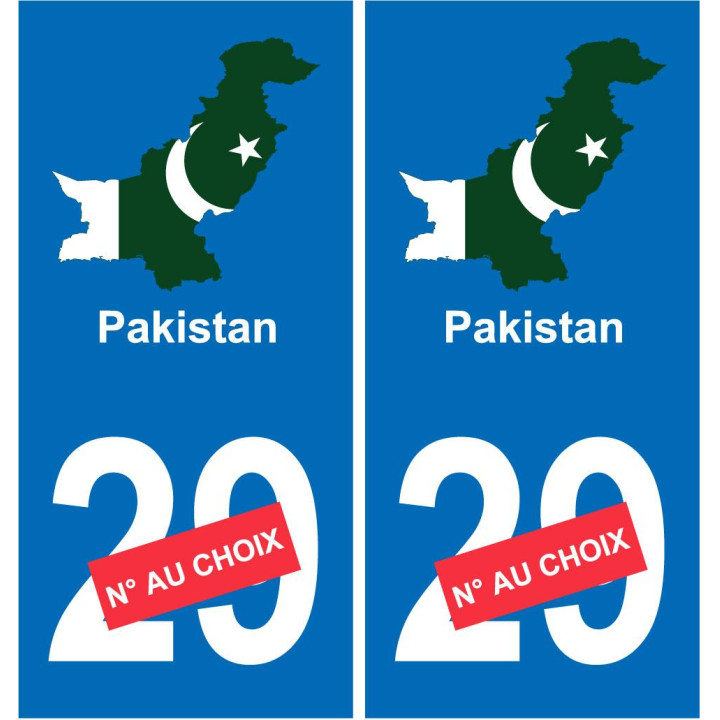 Pakistan karte fahne aufkleber sticker plakette ez