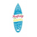 Autocollant surf2 bleu stickers