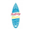 Autocollant surf2 bleu stickers