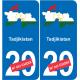 Tadjikistan carte drapeau autocollant sticker plaque immatriculation auto voiture département