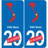 France carte drapeau autocollant sticker plaque immatriculation