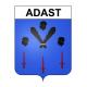 Pegatinas escudo de armas de Adast adhesivo de la etiqueta engomada