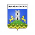 Stickers coat of arms Agos-Vidalos adhesive sticker