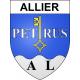 Allier Sticker wappen, gelsenkirchen, augsburg, klebender aufkleber