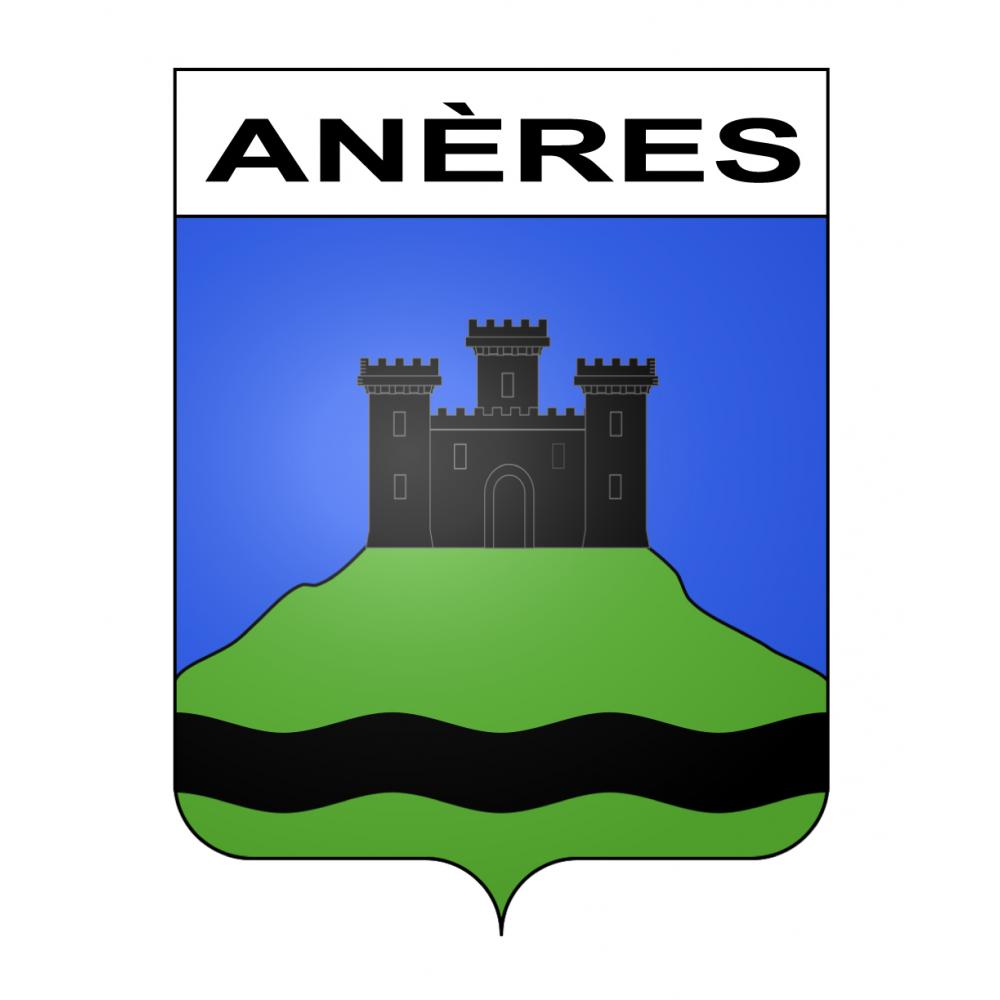 Anères Sticker wappen, gelsenkirchen, augsburg, klebender aufkleber