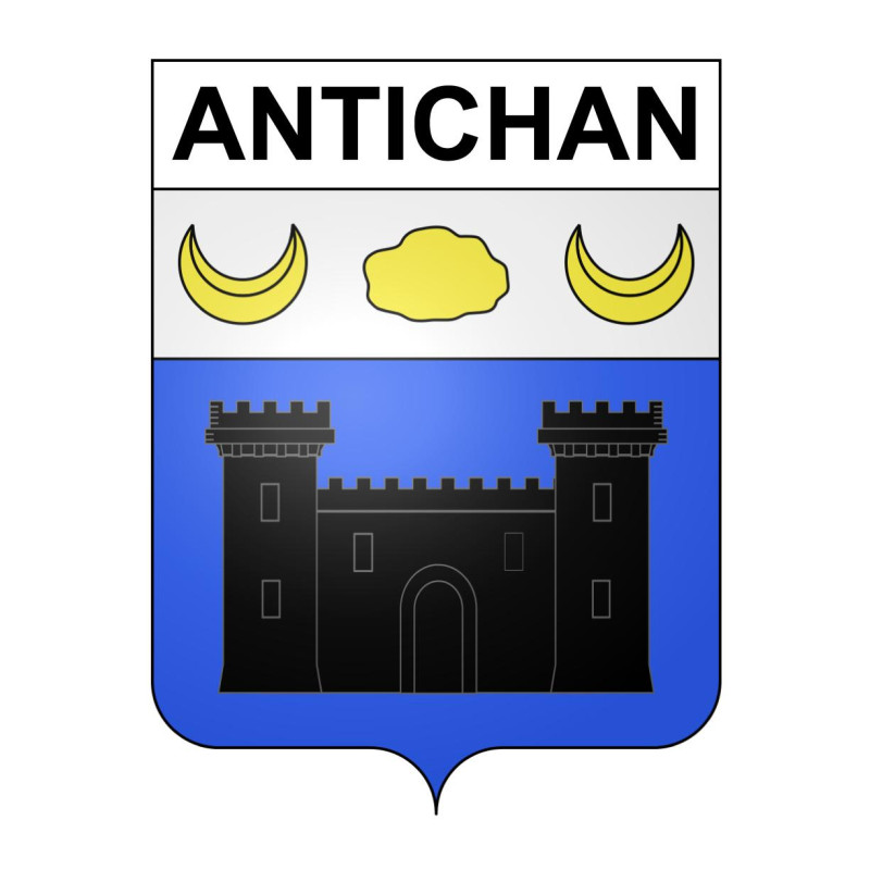 Pegatinas escudo de armas de Antichan adhesivo de la etiqueta engomada