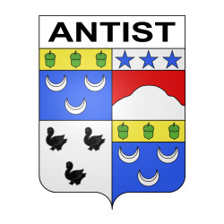 Antist 65 ville sticker blason écusson autocollant adhésif