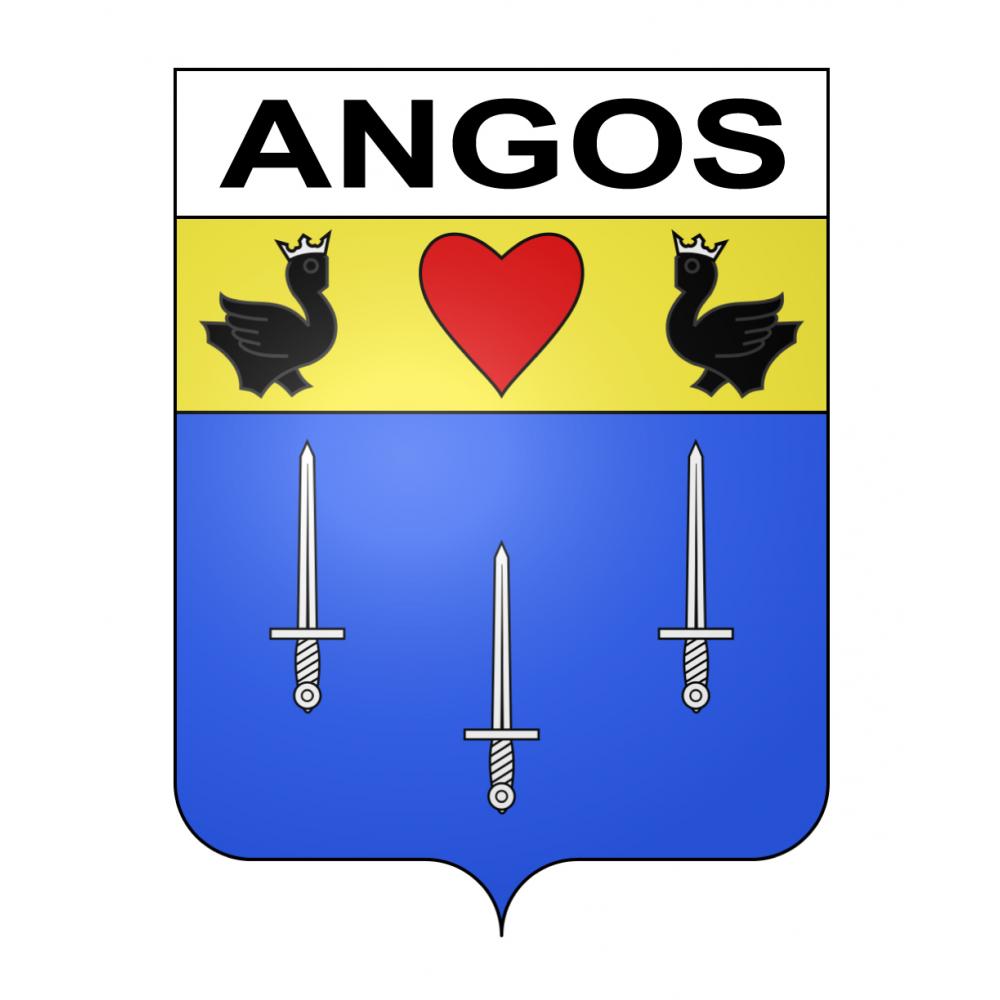 Stickers coat of arms Angos adhesive sticker