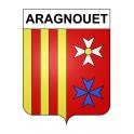 Stickers coat of arms Aragnouet adhesive sticker