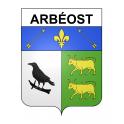 Stickers coat of arms Arbéost adhesive sticker