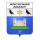 Arcizans-Avant Sticker wappen, gelsenkirchen, augsburg, klebender aufkleber
