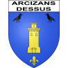 Stickers coat of arms Arcizans-Dessus adhesive sticker