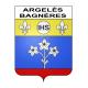 Argelès-Bagnères 65 ville sticker blason écusson autocollant adhésif