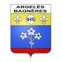 Stickers coat of arms Argelès-Bagnères adhesive sticker