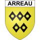 Arreau Sticker wappen, gelsenkirchen, augsburg, klebender aufkleber