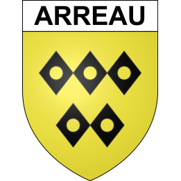 Arreau Sticker wappen, gelsenkirchen, augsburg, klebender aufkleber