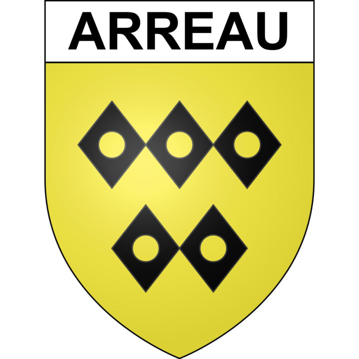 Stickers coat of arms Arreau adhesive sticker