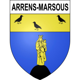 Arrens-Marsous 65 ville sticker blason écusson autocollant adhésif