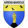 Arrens-Marsous Sticker wappen, gelsenkirchen, augsburg, klebender aufkleber