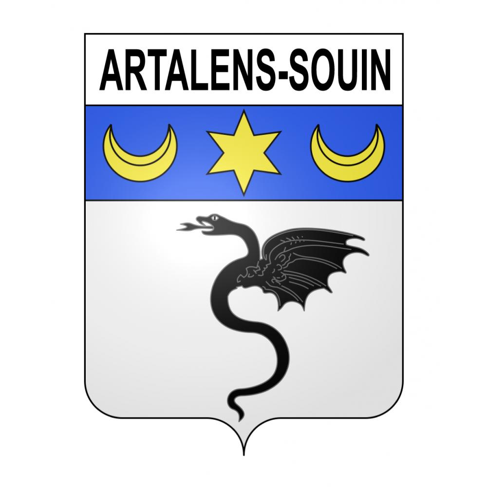 Artalens-Souin 65 ville sticker blason écusson autocollant adhésif