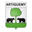 Pegatinas escudo de armas de Artiguemy adhesivo de la etiqueta engomada