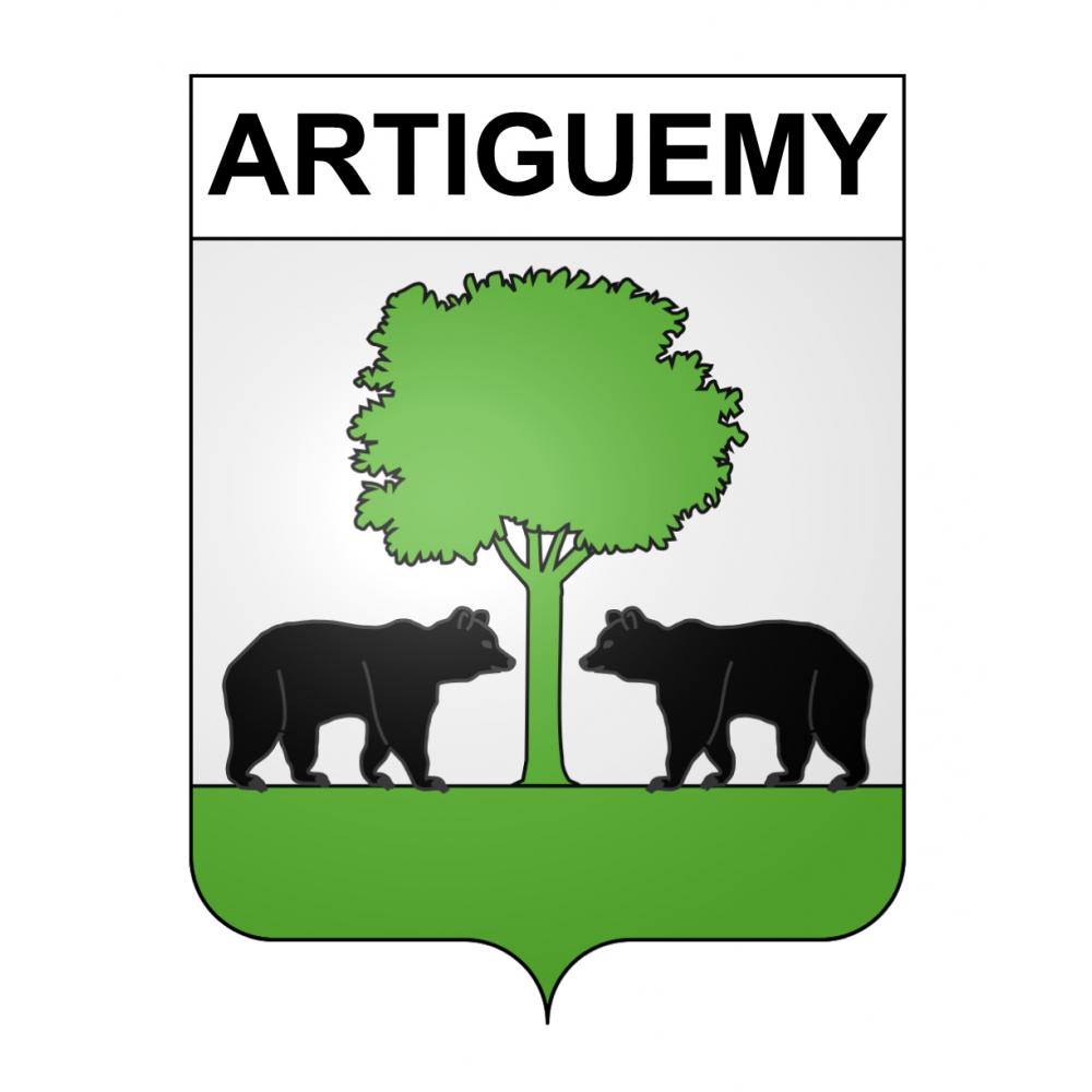 Artiguemy Sticker wappen, gelsenkirchen, augsburg, klebender aufkleber