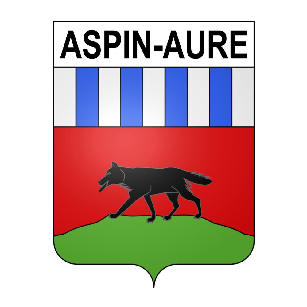 Aspin-Aure Sticker wappen, gelsenkirchen, augsburg, klebender aufkleber