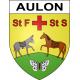 Aulon Sticker wappen, gelsenkirchen, augsburg, klebender aufkleber