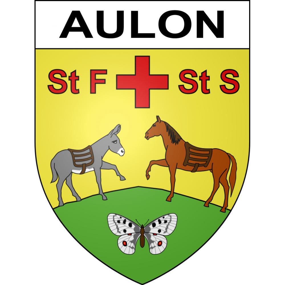 Aulon Sticker wappen, gelsenkirchen, augsburg, klebender aufkleber