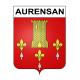 Aurensan 65 ville sticker blason écusson autocollant adhésif