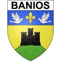 Baron 54 ville sticker blason écusson autocollant adhésif
